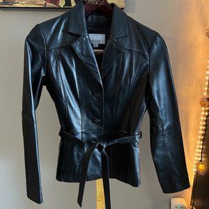 Wilson's Leather Women's Black Leather Jacket with Thinsulate Insulation, S